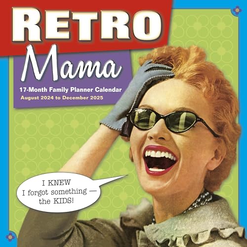 Retro Mama 2025 Familienplaner: 17-Monatskalender: August 2024 - Dezember 2025, 30,5 x 30,5 cm Retro Mama 2025 Familienplaner: 17-Monatskalender: August 2024 - Dezember 2025, 30,5 x 30,5 cm von SELLERS PUBLISHING, INC.