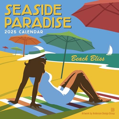 Seaside Paradise 2025 Mini-Kalender – Artwork von Anderson Design Group, 17,8 x 17,8 cm Seaside Paradise 2025 Mini-Kalender – Artwork von Anderson Design Group, 17,8 x 17,8 cm von SELLERS PUBLISHING, INC.