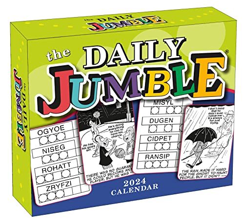 The Daily Jumble Tischkalender 2024, verpackt The Daily Jumble Tischkalender 2024, verpackt von SELLERS PUBLISHING, INC.