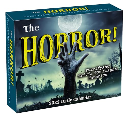 The Horror! Tischkalender 2025, in Box, Motiv: schreckliche Wissenswertes für Schreck-Fanatiker The Horror! Tischkalender 2025, in Box, Motiv: schreckliche Wissenswertes für Schreck-Fanatiker von SELLERS PUBLISHING, INC.