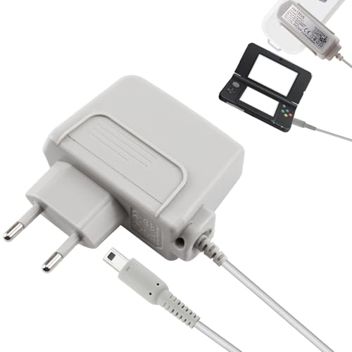 Ladegerät Kompatibel mit Nintendo 3 DS, New 3DS XL, 3DS X L, New 2DS XL, DSi, DSi X L - Netzteil 1.2M Kabel, Robust und Flexibel, Grau - Ideal für Unterwegs und Sicherheitsgeprüft Ladegerät Kompatibel mit Nintendo 3 DS, New 3DS XL, 3DS X L, New 2DS XL, DSi, DSi X L - Netzteil 1.2M Kabel, Robust und Flexibel, Grau - Ideal für Unterwegs und Sicherheitsgeprüft von SELURK