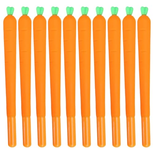 10x/Set Neutraler Stift Karottengel Stift Schwarzer Ninten Schreibwarenstift 0 5 Mm Glattes Schreibbein Stift 10x/Set Neutraler Stift Karottengel Stift Schwarzer Ninten Schreibwarenstift 0 5 Mm Glattes Schreibbein Stift von SELVFZ