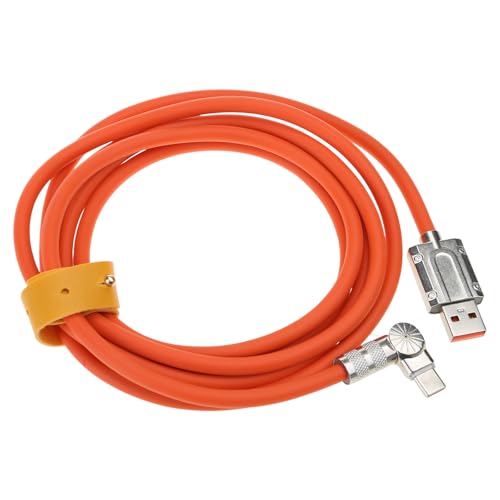 180 Rotatable 120W Superschnelles Ladekabel Kabel Silikon Mobilfunk USB USB C Ladeelbogenkabel Für Spiele 180 Rotatable 120W Superschnelles Ladekabel Kabel Silikon Mobilfunk USB USB C Ladeelbogenkabel Für Spiele von SELVFZ