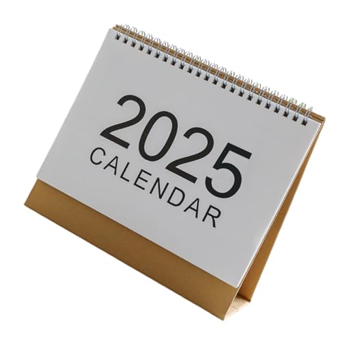 2025 Desktop Kalenderjahr Kalenderkalender Jährlicher Planer Stehender Kalender Einfacher Kalender Kalender von SELVFZ