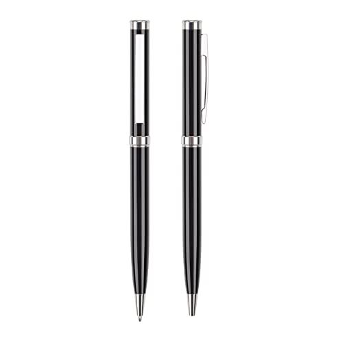 Metall Kugelschreiber Dreht Sich 0 5 Mm Feiner Punkt Schwarz Für Die Shell Für School Office Home 2 Pa Reibungslos Schreiben Metall Kugelschreiber Dreht Sich 0 5 Mm Feiner Punkt Schwarz Für Die Shell Für School Office Home 2 Pa Reibungslos Schreiben von SELVFZ