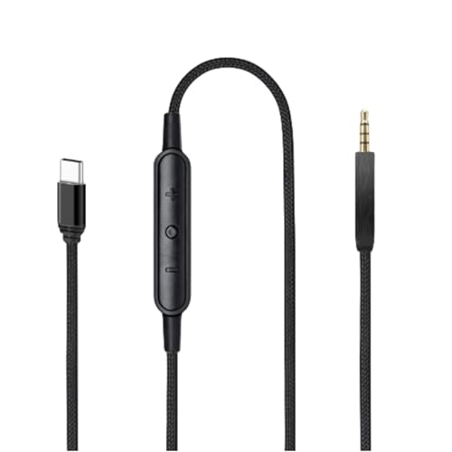 SELVFZ Ersatzkabel USB C Bis 2 5 Mm Männliches Kabel Für QC25/QC35/QC35II/QC45/NC700/Y40/Y45/Y50 Kopfhörer Kopfhörer Nylon Flathe Draht SELVFZ Ersatzkabel USB C Bis 2 5 Mm Männliches Kabel Für QC25/QC35/QC35II/QC45/NC700/Y40/Y45/Y50 Kopfhörer Kopfhörer Nylon Flathe Draht von SELVFZ