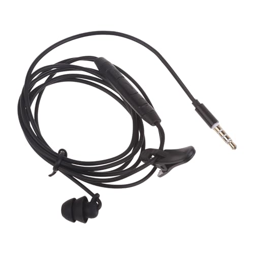 Einseitiger Kopfhörer mit Mikrofon, In-Ear-Stereo-zu-Mono-Ohrhörer, 1 Seitenkopfhörer, 3,5 mm, Metall, geräuschisolierende Kopfhörer mit Mikrofon Einseitiger Kopfhörer mit Mikrofon, In-Ear-Stereo-zu-Mono-Ohrhörer, 1 Seitenkopfhörer, 3,5 mm, Metall, geräuschisolierende Kopfhörer mit Mikrofon von SELiLe