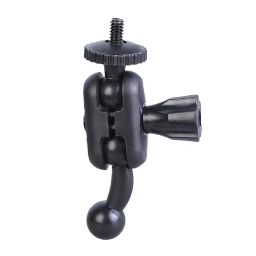 Kugelkopfhalterungsadapter 1/4in Männlich Bis 17mm Balladapter Stativ des Steckanschlusswinkels Einstellbarer Telefonmontageadapter von SELiLe