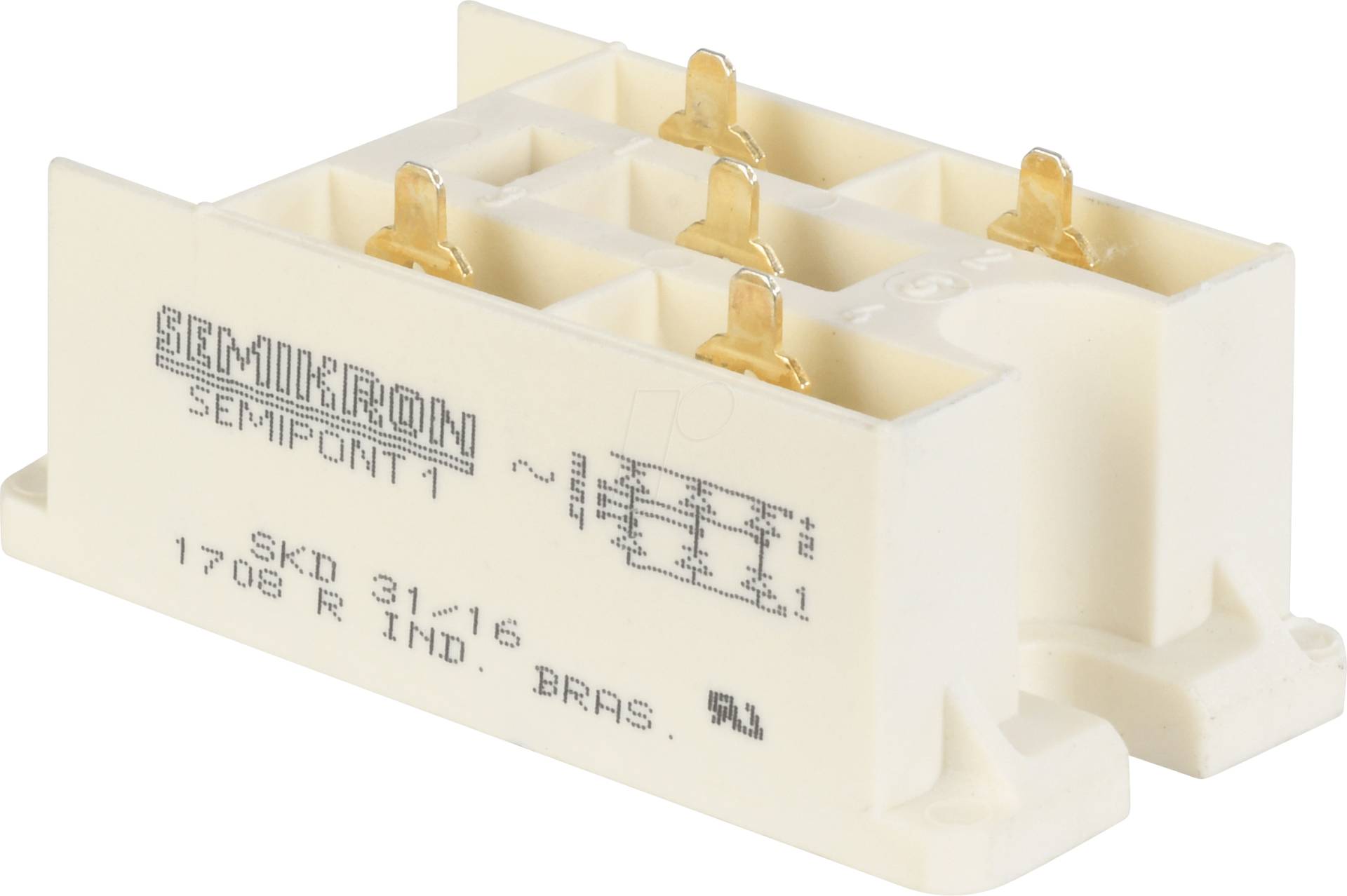 SKD 31/16 - Leistungs-Brückengleichrichter, 1600 V, 44 A, CASE G 26 von SEMIKRON