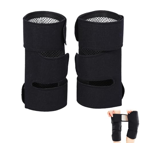 SEMINISMAR Wärme Knieschoner,Turmalin selbsterhitzende Kniestütze,Knieheizkissen,Selbstheizende Knieschoner,Fieber Magnetfeldtherapie Knie,Wärmetherapie Kniebandage,Knie Heizkissen zum Knieverletzung von SEMINISMAR