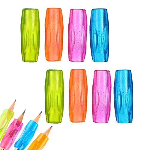 Schreibhilfe für Stift Kinder,Ergonomische Schreibhilfe Kinder,Schreibhilfe für Stift Kinder,Schreiblernhilfe Grip Schreiblernstift Bleistift Griffe Kinder Stifthalter Bleistifthalter,8 PCS von SEMINISMAR