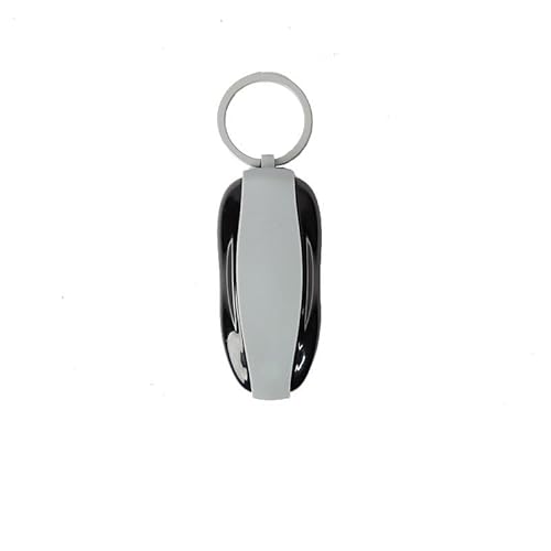 SEMOLTO Schlüsselanhänger Abdeckung für Tesla Model X, PVC Auto Schlüsselanhänger Schlüsselabdeckung Schutz Hülle Halter mit Schlüsselanhänger für Tesla Model X Zubehör, GRAU, F SEMOLTO Schlüsselanhänger Abdeckung für Tesla Model X, PVC Auto Schlüsselanhänger Schlüsselabdeckung Schutz Hülle Halter mit Schlüsselanhänger für Tesla Model X Zubehör, GRAU, F von SEMOLTO