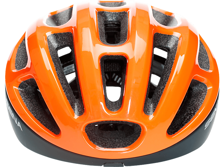 SENA R1 Smart (Fahrradhelm, 58-62 cm, Electric Tangerine) von SENA