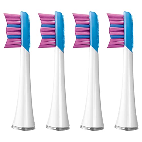 SENCOR SOX 003WH Ersatzköpfe, Mit Zahnbürsten SENCOR SOC 1x, SOC 2x und SOC 3x kompatibel, 4 Stück in 1 Verpackung, Weiss von SENCOR