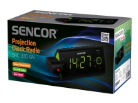 Sencor SRC 330 GN RADIOCLOCK, Alam Clock with projector, Digital, FM, ,05 cm (1.2), Green - 420g von SENCOR