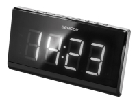 Sencor SRC 340, Uhr, Digital, FM, LED, 4,57 cm (1.8 Zoll), Weiß von SENCOR