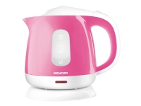 Sencor SWK 1018RS, 1 l, 1100 W, Pink, Kunststoff, Edelstahl, Regelbare Temperatur, Wasserstandsanzeige von SENCOR