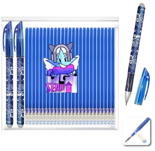 SEND UP Radierbarer Gelschreiber - 2 blau und 50 Nachfüllminen Spitze 0,5 Bullet SEND UP Radierbarer Gelschreiber - 2 blau und 50 Nachfüllminen Spitze 0,5 Bullet von SEND UP