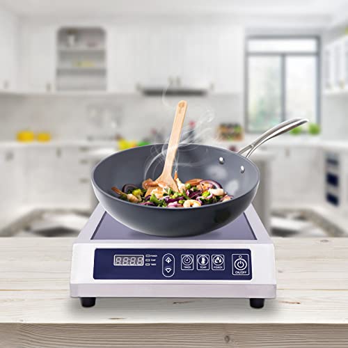 Induction Cooker Elektrisch Induktionskochplatte Kochplatte 3500W Digital Tragbares Induktionskochfeld 13 Heizstufen von SENDERPICK