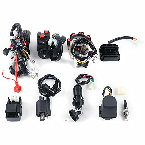 Komplette Elektro Kabel Kabelbaum Für ATV QUAD 150-250 300CC Gleichrichter CDI Kabelbaum Satz Magnetrelais Kabelbaummontage von SENDERPICK