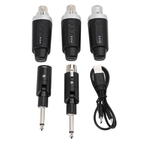 Drahtloser Mikrofon Sender Empfänger, XLR Mikrofon Funksystem 3 poliges UHF für Dynamisches Mikrofon, E Gitarren Bass Drahtloser Mikrofon Sender Empfänger, XLR Mikrofon Funksystem 3 poliges UHF für Dynamisches Mikrofon, E Gitarren Bass von SENECESLI
