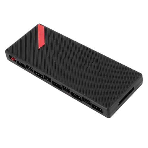 SENECESLI ARGB-PWM-Lüfter-Hub, PWM-RGB-Gehäuselüfter-Hub mit Magnet, Unterstützt 10 Computer-ARGB-PWM-PC-Lüfter SENECESLI ARGB-PWM-Lüfter-Hub, PWM-RGB-Gehäuselüfter-Hub mit Magnet, Unterstützt 10 Computer-ARGB-PWM-PC-Lüfter von SENECESLI