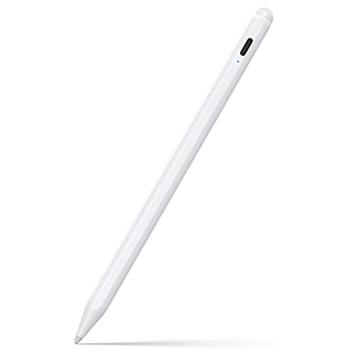Aktiver Kapazitiver Eingabestift, Universal Eingabestift Wiederaufladbar mit Silikonspitze für I Pad 2018 Bis 2021, Digitaler Stift mit Handflächenabweisung Zum Schreiben und von SENECESLI