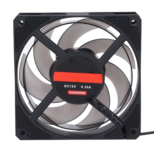 SENECESLI Computer Gehäuse Lüfter, 4 Pin PWM Lager PC Gehäuse Kühler Lüfter Geräuscharm mit 7 Klingen, 120mm 3000 U/min Leiser MFDB Kühl Ventilator für Desktops SENECESLI Computer Gehäuse Lüfter, 4 Pin PWM Lager PC Gehäuse Kühler Lüfter Geräuscharm mit 7 Klingen, 120mm 3000 U/min Leiser MFDB Kühl Ventilator für Desktops von SENECESLI