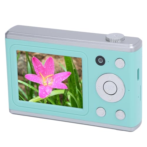 SENECESLI Digitalkamera, 1080P Kinderkamera, 48 MP Point and Shoot Digitalkameras mit 2,4 Zoll IPS Bildschirm, Integriertem LED Fülllicht, 800 mAh Akku, Autofokus, Kompakte Kleine Kamera von SENECESLI