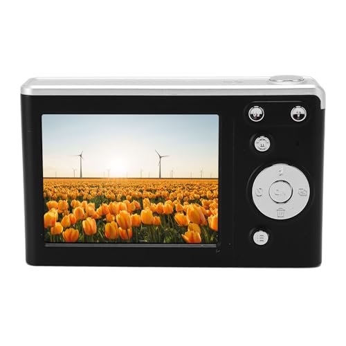 SENECESLI Digitalkamera, 4K Kinderkamera, 50 MP Point and Shoot Digitalkameras mit 16 fachem Digitalzoom, Fülllicht, Autofokus, Anti Shake, Tragbare Vlogging Kamera, Kompakte Kleine Kamera von SENECESLI