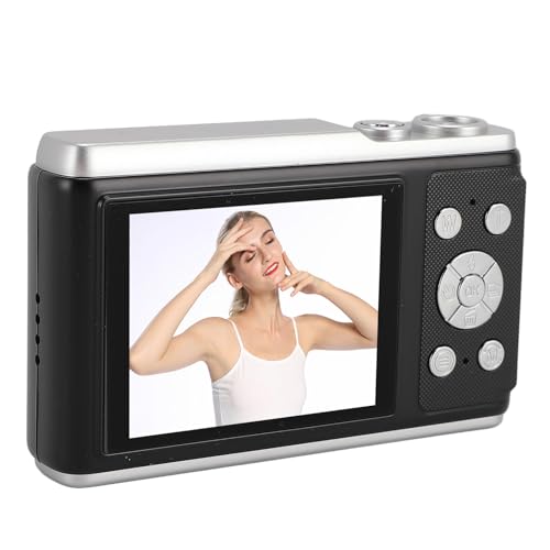SENECESLI Digitalkamera, 4K UHD 50 MP Point and Shoot Digitalkamera mit 16 fachem Zoom, Integrierter LED Taschenlampe, Autofokus, Anti Shake, Tragbare Vlogging Kamera, Kompakte Kleine SENECESLI Digitalkamera, 4K UHD 50 MP Point and Shoot Digitalkamera mit 16 fachem Zoom, Integrierter LED Taschenlampe, Autofokus, Anti Shake, Tragbare Vlogging Kamera, Kompakte Kleine von SENECESLI