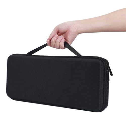 SENECESLI Hartschalen Ersatz für MX Keys S Wireless Tastatur, Stoßfeste Hart Reisetasche mit Weichem Futter für MX Keys Advanced Wireless Illuminated Keyboard von SENECESLI