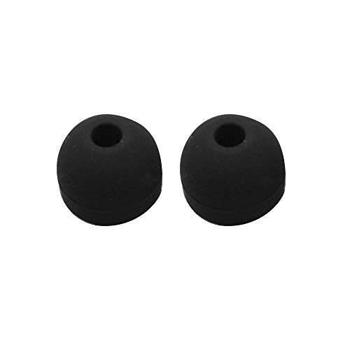 SENECESLI Ohrstöpsel für In-Ear-Kopfhörer, Größen S/M/L, 6 Paar Ohrstöpsel aus Weichem Silikon, Passend für die Meisten In-Ear-Ohrhörer (Innendurchmesser: 6 Mm), 11 Mm, 12 Mm, 13 Mm (Black) von SENECESLI