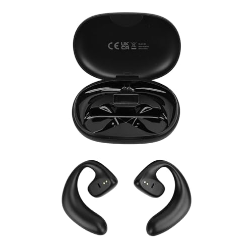 Sprachübersetzer Ohrhörer, Echtzeit Sprach- und Textübersetzungsgerät für 144 Sprachen mit APP, Lautsprechern und Ladeetui, IPX5 Wasserdicht, über USB Wiederaufladbar, (Black) von SENECESLI