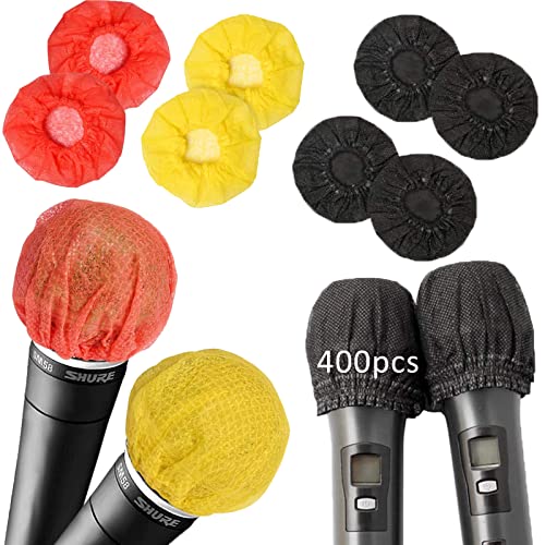 SENENQU 400 Stück Einweg Mikrofon Abdeckungen, Antibakteriell Mikrofon Cover, Mikrofonabdeckung für die Meisten Tragbaren Mikrofone, Karaoke, Konzerte, Karaoke-Aufnahmen - Rot, Gelb und Schwarz SENENQU 400 Stück Einweg Mikrofon Abdeckungen, Antibakteriell Mikrofon Cover, Mikrofonabdeckung für die Meisten Tragbaren Mikrofone, Karaoke, Konzerte, Karaoke-Aufnahmen - Rot, Gelb und Schwarz von SENENQU