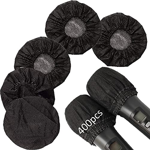 SENENQU 400 Stück Einweg Mikrofon Abdeckungen, Antibakteriell Mikrofon Cover, Mikrofonabdeckung für die Meisten Tragbaren Mikrofone, Karaoke, Konzerte, Karaoke-Aufnahmen - Schwarz SENENQU 400 Stück Einweg Mikrofon Abdeckungen, Antibakteriell Mikrofon Cover, Mikrofonabdeckung für die Meisten Tragbaren Mikrofone, Karaoke, Konzerte, Karaoke-Aufnahmen - Schwarz von SENENQU