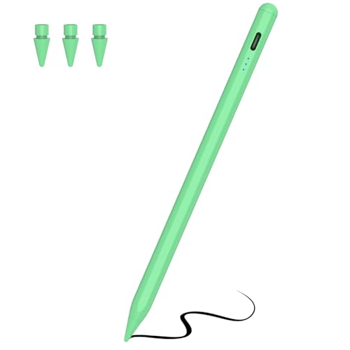 Pencil 2. Generation für iPad 2018-2023, 10 Mins Schnellladung Stylus Stift für iPad 9. & 10. Generation Hochpräzise, Neigung& Palm Rejection Stift für iPad Pro/Air/Mini von SENKUTA
