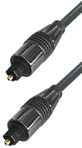 SENSELL Hochwertiges Toslink S/PDIF Audio Kabel, optisch LWL, Stecker-Stecker - 1,5m von SENSELL