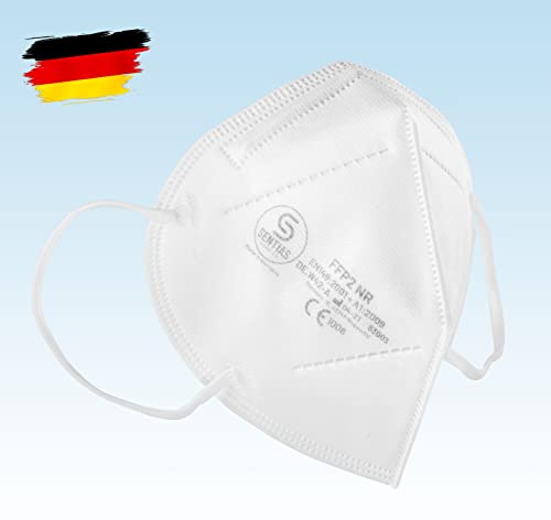 SENTIAS - FFP2 Atemschutzmaske | Schutzmasken - Faltmasken zertifiziert in Deutschland | 10 Stück von SENTIAS GERMAN CARE
