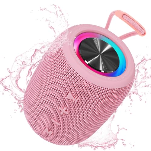 SENXINGYAN 20W Bluetooth Lautsprecher – Tragbare Musikbox mit 360° Stereo-Sound, LED-Lichtshow, IPX6 Wasserdicht, 16 Stunden Spielzeit, FM Radio/AUX/TF Unterstützung von SENXINGYAN