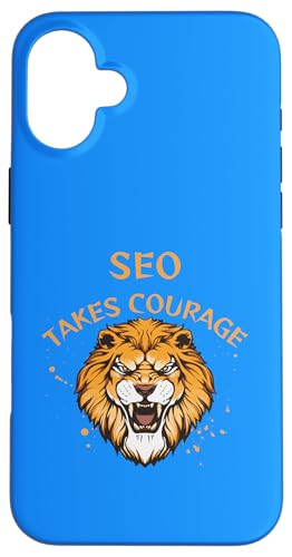 SEO Design, SEO braucht Mut, Löwe Hülle für iPhone 16 Plus SEO Design, SEO braucht Mut, Löwe Hülle für iPhone 16 Plus von SEO Stuff