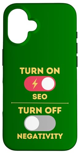 SEO-Design, SEO einschalten, Negativität ausschalten Hülle für iPhone 16 SEO-Design, SEO einschalten, Negativität ausschalten Hülle für iPhone 16 von SEO Stuff