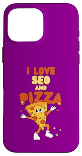 SEO-Design, ich liebe SEO und Pizza Hülle für iPhone 16 Pro Max SEO-Design, ich liebe SEO und Pizza Hülle für iPhone 16 Pro Max von SEO Stuff