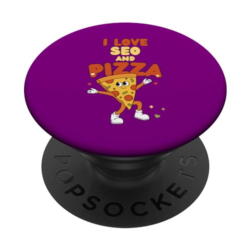 SEO-Design, ich liebe SEO und Pizza PopSockets Klebender PopGrip SEO-Design, ich liebe SEO und Pizza PopSockets Klebender PopGrip von SEO Stuff