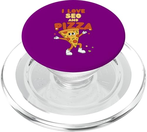 SEO-Design, ich liebe SEO und Pizza PopSockets PopGrip für MagSafe SEO-Design, ich liebe SEO und Pizza PopSockets PopGrip für MagSafe von SEO Stuff
