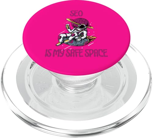 SEO ist mein sicherer Ort, Astronaut PopSockets PopGrip für MagSafe von SEO Stuff