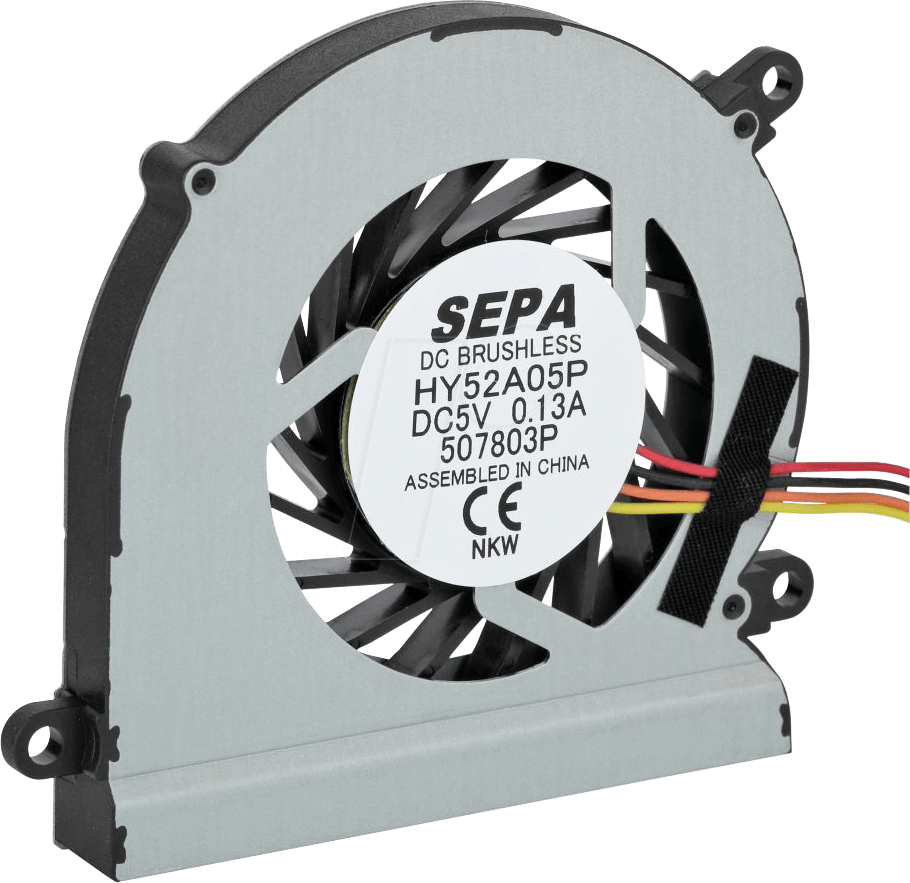SEPA HY52A05 - Radial-Lüfter, 52x52x8mm, 5V, 33dB, 5700U/min, Gleitlager von SEPA