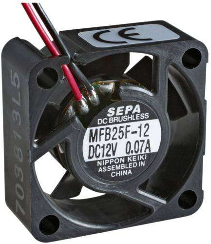 SEPA MFB25F12 Axiallüfter 12 V/DC 4.2 m³/h (L x B x H) 25 x 25 x 10mm von SEPA