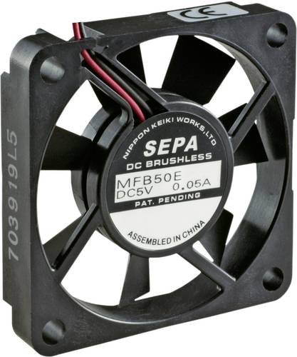 SEPA MFB50E12A Axiallüfter 12 V/DC 14.3 m³/h (L x B x H) 50 x 10.2 x 50mm von SEPA