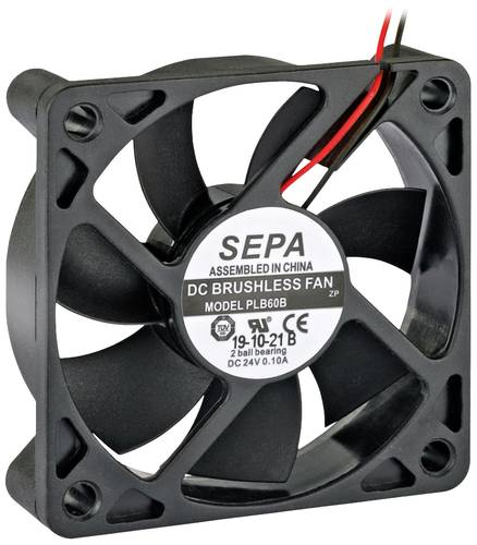 SEPA PLB60B05SE34A Axiallüfter 5 V/AC 27.6 m³/h (L x B x H) 60 x 60 x 15mm von SEPA